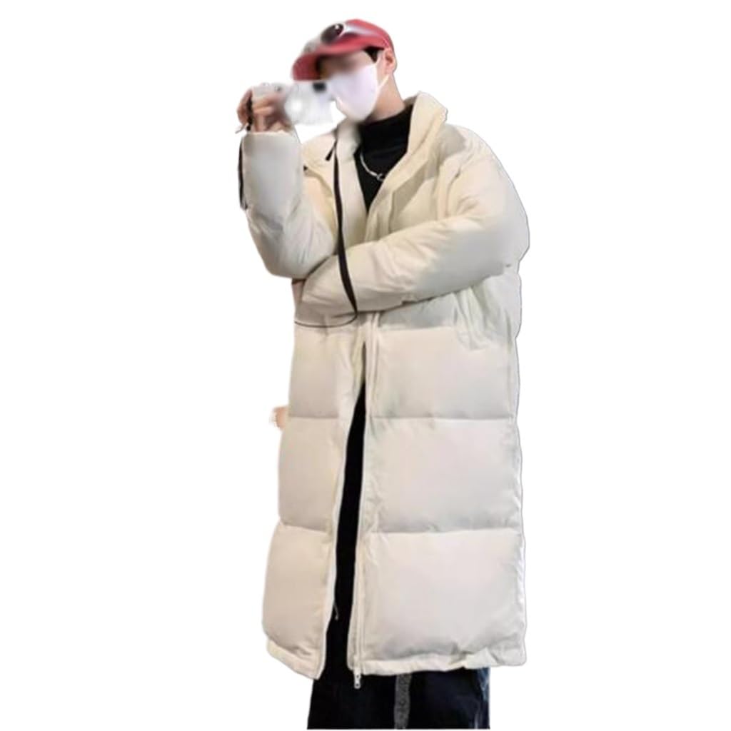 Couples Coat Long Down Jacket Men Winter Thick Warm Korean
