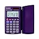 CASIO Taschenrechner HS-8VER, 8-stellig, Währungsumrechnung, Schutzklappe, Tausenderunterteilung, Solar-/Batteriebetrieb
