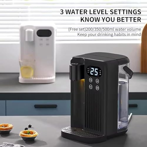 3L Instant Hot Water Dispenser, Digital Temp Control 25-99C, 8-Level Volume Einstellungen für Home Office Cafe. Schnelle Heizung mit LCD-Display, Tragbares Design, energiesparender Wasserkocher