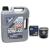 !!!!!Achtung Bemerkung das hier angebotene Öl und Ölfilter Set entspricht nicht der Ölmenge die Sie benötigen. Die genaue Ölmenge finden Sie in Ihrer Betriebsanleitung, bitte beachten Sie das!!!!! Hersteller- Nummer Motoröl: 1092. Hersteller Motoröl: Liqui Moly. Hersteller- Nummer Ölfilter: SM121. Hersteller Ölfilter: SCT. Lieferumfang: 1 Stück á 5 Liter Motoröl MOS2 Leichtlauf 10W-40 und 1 Stück Ölfilter SCT SM121 wie auf dem Produktbild abgebildet.