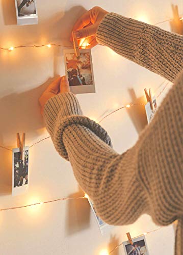 Ezdc 50 Led Photo Clip String , Fairy Lights With Clips For Pictures, Polaroid Lights For Bedroom & Dorm Room Decoration #TOP4