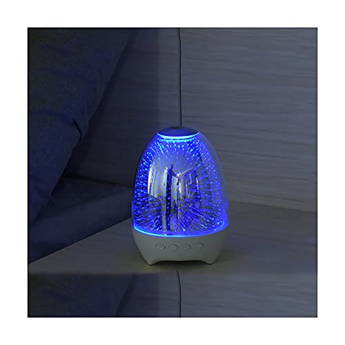 GJX-LB Altavoz Bluetooth, 3D Starry Sky Progressive Inducción Asfalto Luz Coaxial Altavoz Bluetooth Inalámbrico Doble emparejamiento, Bluetooth 5.0 para Interior/Exterior