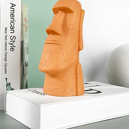 Xiwuya 3D Plastic Night Light Easter Island Moai Stone Figure Battery Operated Desk Led Lamp Living Room Bedside Decoration #TOP4