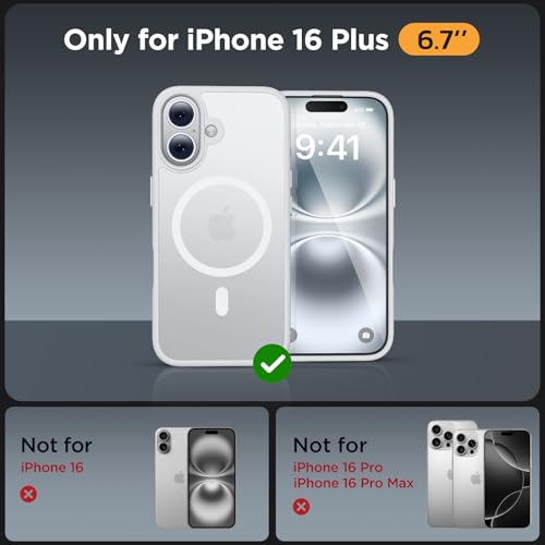 image for Miracase Magnetic Series for iPhone 16 Plus Case [Compatible with MagS