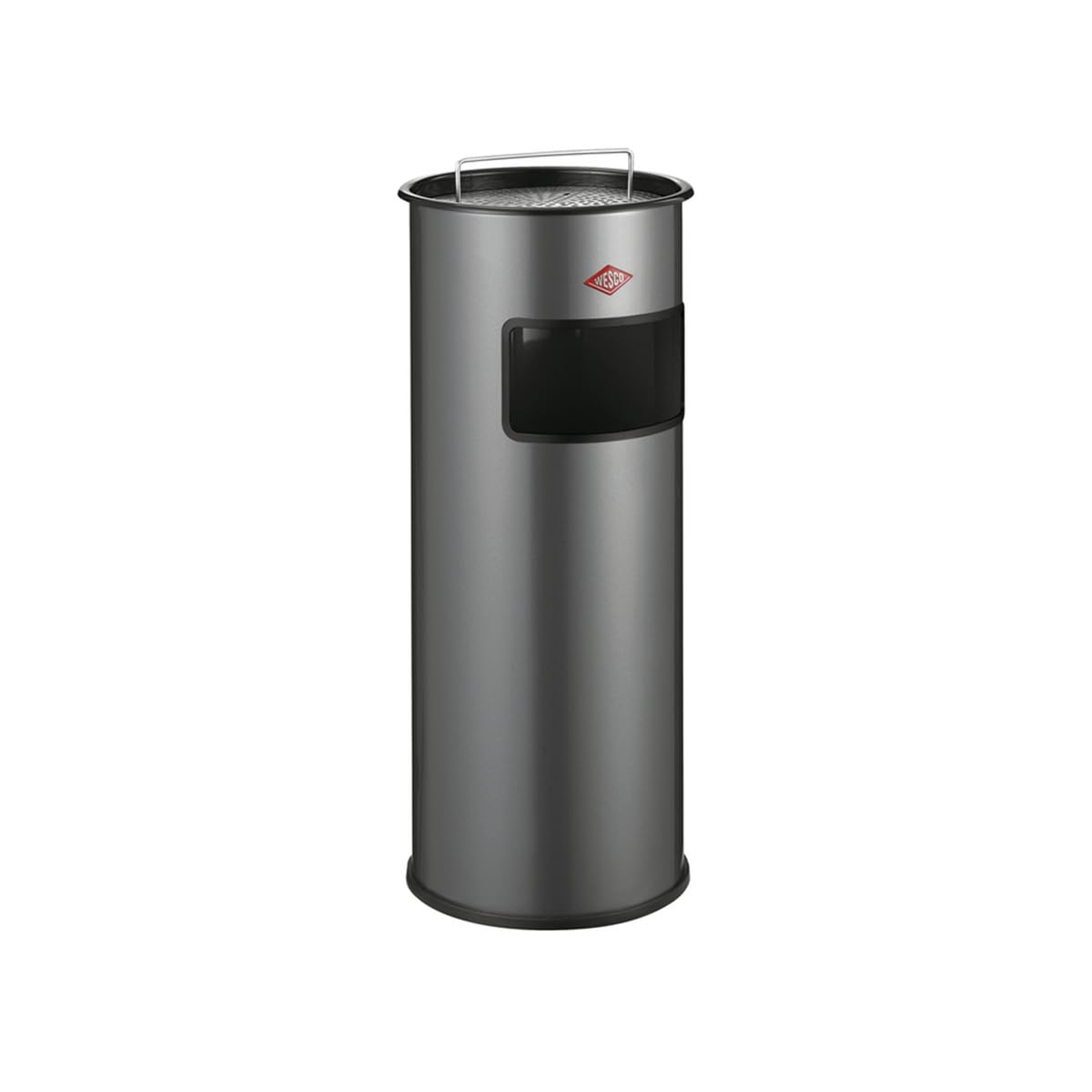 Wesco 150 801-11 Standascher 50 Liter, mit Sieb, Silber