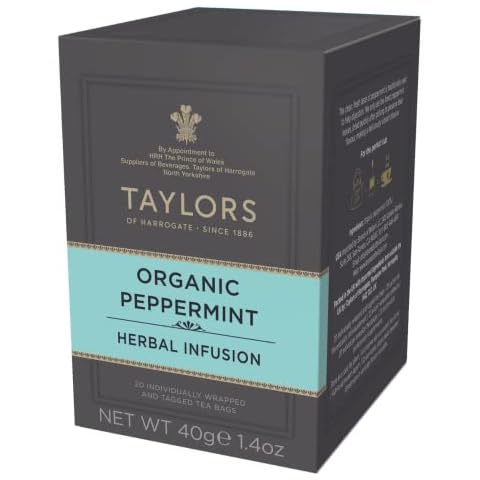 Taylors of Harrogate Organic Peppermint Tea Cover