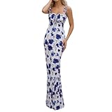 apanage kleid blau Damenkleid, elegant, langes Strandkleid, Damen, Lochspitzenkleid, Brautjungfernkleid, Damenkleid, Sommerkleid, Übergröße, lässiges Kleid für Damen, Strandkleid, langes Kleid der 20er Jahre, Damenkleid, langes Kleid, lässiges Damenkleid, Sommerkleid, elegantes Brautkleid für Damen