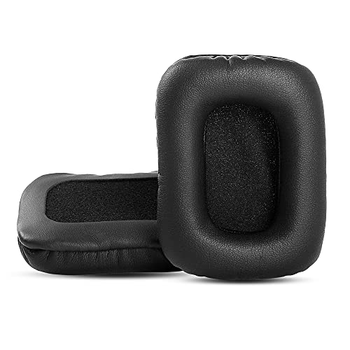 Almohadillas de espuma de repuesto para auriculares YDYBZB modelo Z5 compatibles con Ghostek SoDrop 2, cuero sintético negro miniatura 1