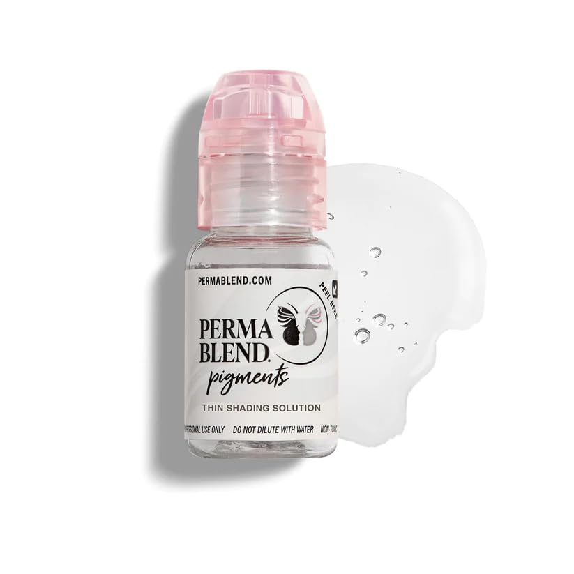Perma Blend Pigments Professional Lip Color for Permanent Makeup (Thin Shading Solution 15ml), Bottle