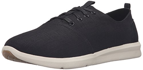 TOMS Mens Del Rey Lace Up Sneakers Shoes Casual - Black