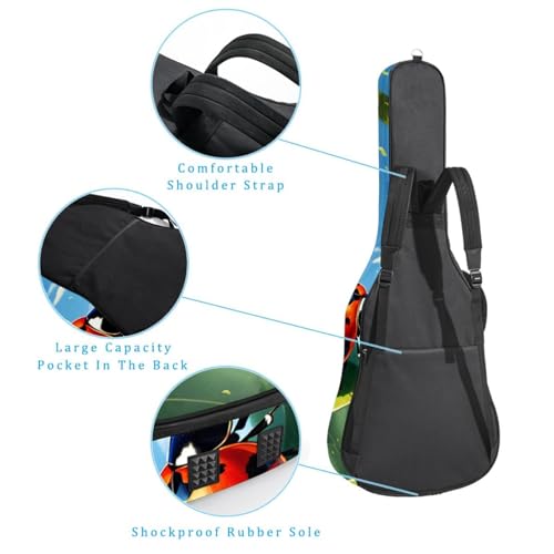 Sac pour guitare acoustique anti-choc protégeant de l'humidité extérieure - 3