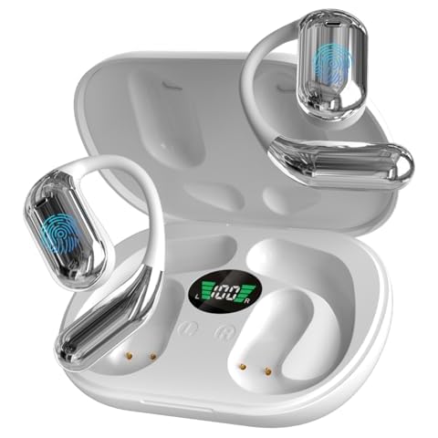 Ai Headphones Translator, 3-in-1 Ai Translation Earbuds Real Time, 144 Languages Ai Headphones Language Translation Fit iOS and Android, High-Precision, Ideal for Travel Business (White) Cover