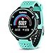 Garmin Forerunner 235, GPS Watch, NA/PAC, Black/Frost Blue, 010-03717-48