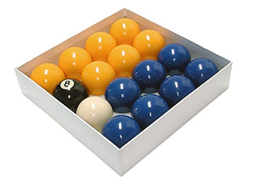 SGL BLUES & YELLOWS 2 1/4" (57.2mm) POOL BALLS (AMERICAN POOL SIZE)**