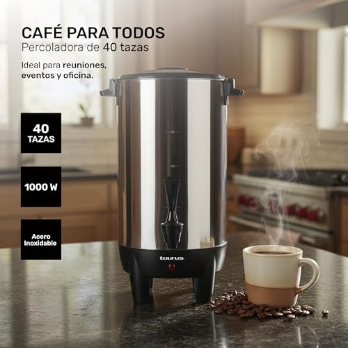 Catálogo de Cafetera 40 Tazas Top 5. 5 Cafetera 40 Tazas marca Taurus (2)
