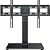 PERLESMITH Universal Swivel TV Stand Legs for 37-65 75 inch LCD LED TVs, Height Adjustable Table Top Mount with Tempered Glass Base, VESA 600x400mm, Television TV Stands Holds up to 99lbs, PSTVS13