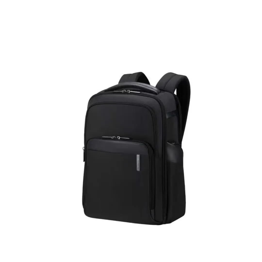 Evosight 14.1 inch Laptop Compatibility with USB port for Mobile Charging Backpack 95% RECYCLED PET 5% PU for Office in Black-image-36