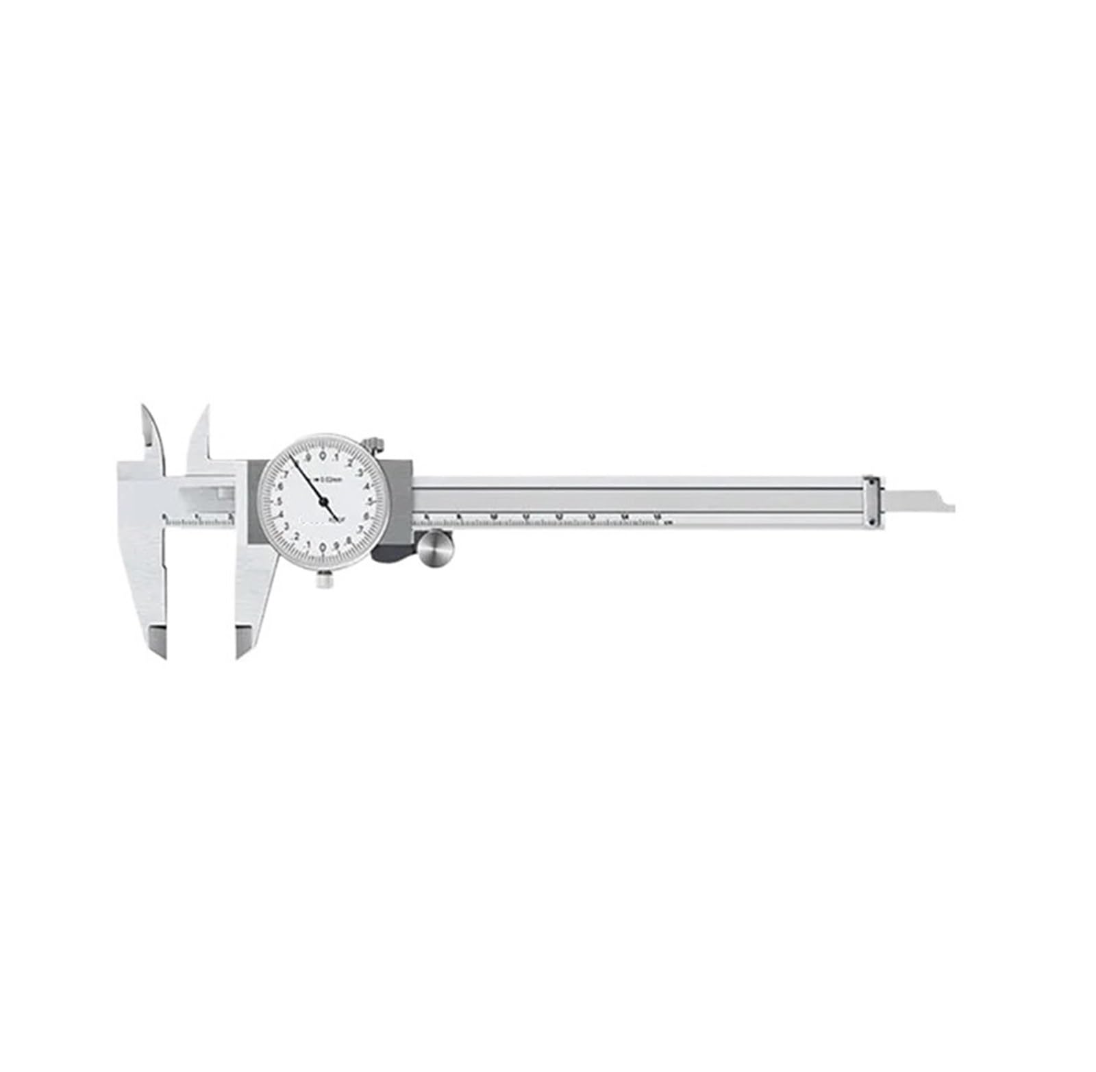 Vernier Calipers 0-150/200mm 0.02mm Dial Caliper Metal Gauge Ruler Depth Measuring Tool(0-200mm with Box)