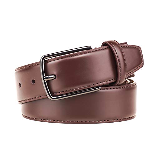Glossy Big and Tall Belts for Men and Women 56 & 58 Inch Brown3