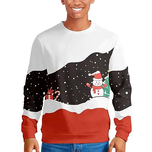 FUSURIRE Mens Lightweight Crewneck Sweatshirt Sweater Thin Long Sleeve Pullover Sweater Sport Tops Fall Clothes S-4XL