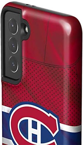 Skinit Pro Phone Case Compatible with Galaxy S21 5G - Officially Licensed NHL Montreal Canadiens Home Jersey Design