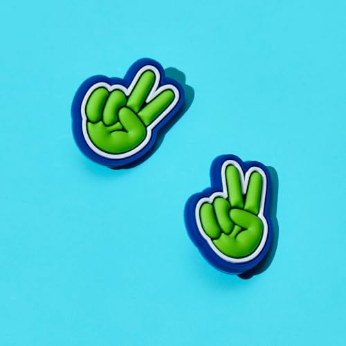 Image of Ten Little Splash Sandal Charms for Kids, 2-Pack Silicone Shoe Charms for Boys and Girls