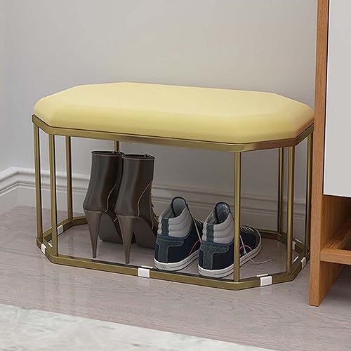 Banc à chaussures peu encombrant avec siège pour couloir étroit