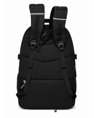 Image of Bag-Age 9157 30L Laptop Backpack for Men & Women | Water Resistant Travel & Office Bag | Padded Shoulder Straps | Multiple Compartments | School, College, Work & Travel Backpack