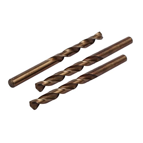 Aexit 8mm Dia Tool holder 115mm Length HSS Cobalt Metric Twist Drill Bit Rotary Tool 3pcs Model:63as244qo604