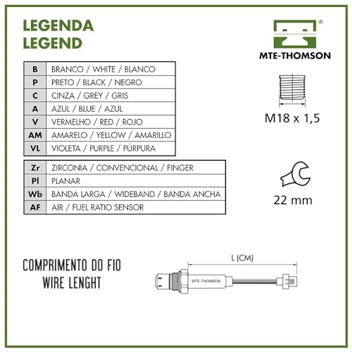 Sensor de Oxígeno MTE-THOMSON 7810.16.046 miniatura 3
