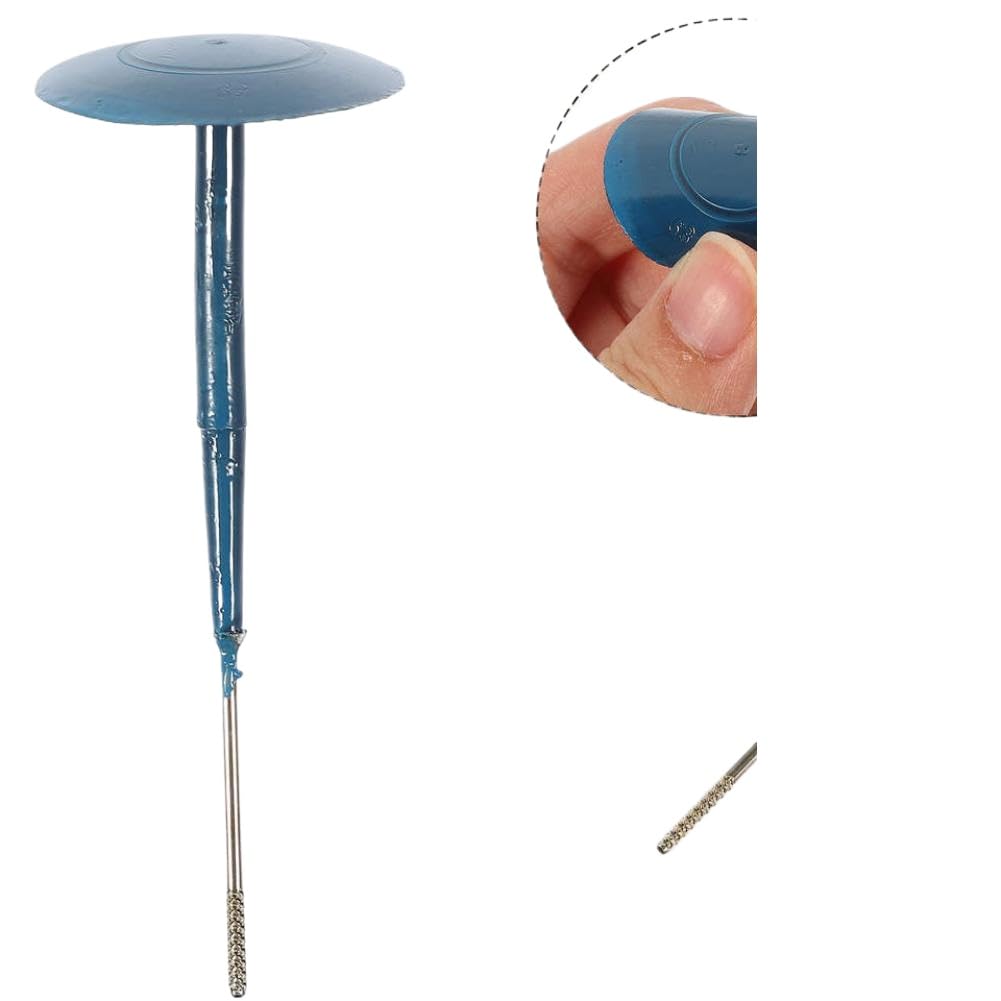 Kit di riparazione pneumatici tubeless da 20 pezzi per chiodi a fungo, patch per puntura, per pneumatici per auto da bici