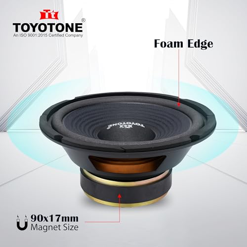 Image of 6 inch Inch 40 WATTS RMS 4 OHMS Cotton Cone Form Edge WOOFER Speaker (INDIAN-IDOL-SERIES-6INCH-WOOFER) 90 * 17 MM Magnet