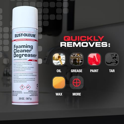 Rust-Oleum Professional Cleaners Foaming Cleaner Degreaser | 20oz Aerosol Can | Professional Strength - image 5