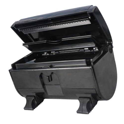 Boîte de rangement noire Artibetter en ABS antidérapant pour coupe-ongles