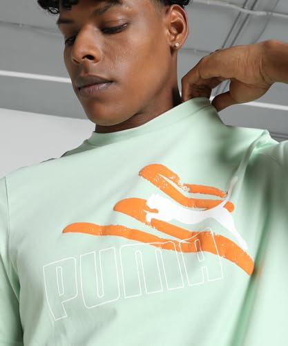 Image of Puma Men's Printed Regular Fit T-Shirt