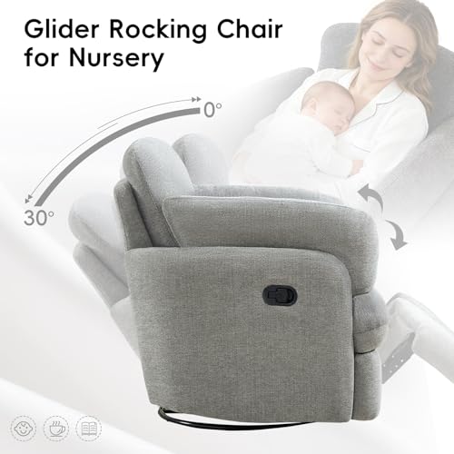 Sillón reclinable manual plegable gris miniatura 5