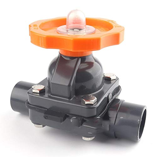 Durable OD 20~110 mm de PVC Puerta de diafragma Conectores agua del acuario de la válvula del tanque de riego adaptador jardín industrial accesorios de tubería de agua 1pc