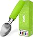 SUMO Ice Cream Scoop, Heavy Duty Stainless Steel Scooper, Comfortable Handle, Dishwasher Safe (Green)