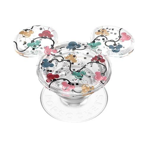 PopSockets Adhesive Phone Grip Holder Phone Stand Disney - Holiday Lights Mickey