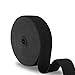 Produktbild Thometzki 25 Meter Stabiles Gummiband mit Starkem Zug Zugkraft 10 15 20 25 30 40 50 80 100 mm Weis oder Schwarz (Schwarz, 30)