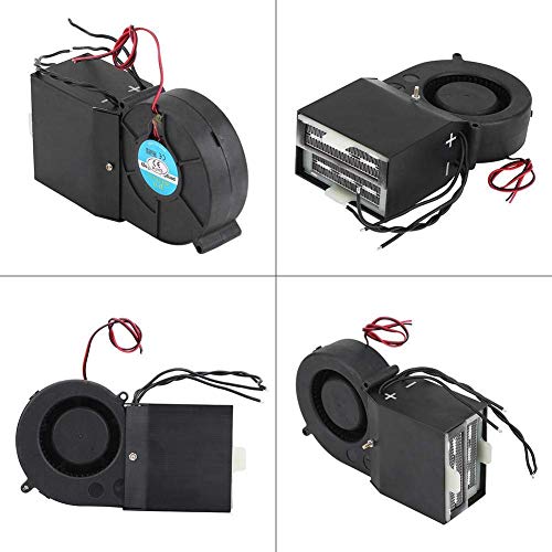Riscaldatore per auto, riscaldamento regolabile in ceramica, riscaldatore sbrinatore demister, 12V 24V, regolabile 150W a 500W, per auto, furgoni, portatile e efficiente