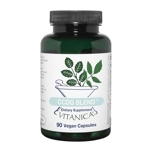 Vitanica CCDG Blend - Immune Support Supplement - DIM Supplement with Turkey Tail Mushroom Turmeric & Green Tea - Vegan - Professional Line - 90 Capsules