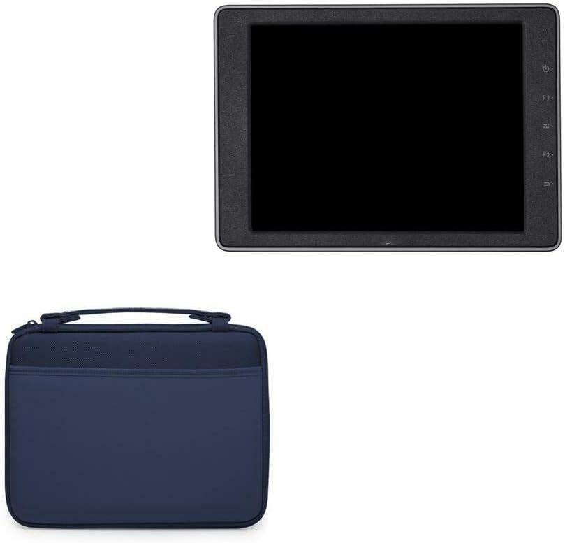 BoxWave Case Compatible with DJI CrystalSky Monitor (7.85 in) - Hard Shell Briefcase, Slim Messenger Bag Briefcase Cover Side Pockets for DJI CrystalSky Monitor (7.85 in) - Navy