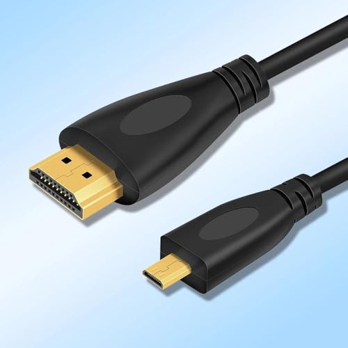 �}�C�N��hdmi�P�[�u�� Micro HDMI �P�[�u�� Deear �}�C�N��hdmi �ϊ��R�l�N�^ GoPro/�f�W�J��/�A�N�V�����J�����ȂǂɑΉ� 3D 4K HDR ARC 60Hz �n�C�X�s�[�h 1.5m (HDMI �}�C�N���^�C�vD�I�X - HD