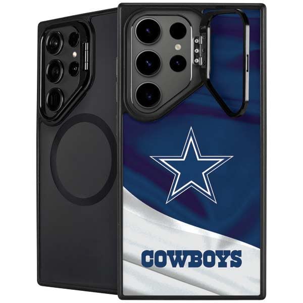 Skinit Kickstand Phone Case Compatible with Galaxy S25 Ultra - Officially Licensed NFL Dallas Cowboys Design