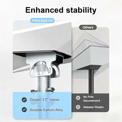 Image of Starlink Gen 3 Mount for Starlink Standard 4 /4X /V3,fits 1.1-2.1in Masts. | Starlink gen 3 Pipe Adapter can be Adjusted from 90-180,White