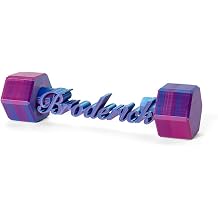 Personalized Name Full Size Dumbbells with 3D Printing - Custom Weight Lifting Decor for Fitness Coaches