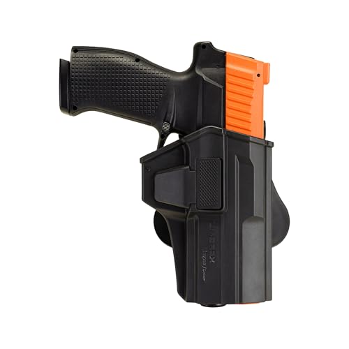 Image of P2P Secure 68P Paddle Holster (Right Hand) - OWB Carry Holster for CO2-Powered Less-Lethal Launcher