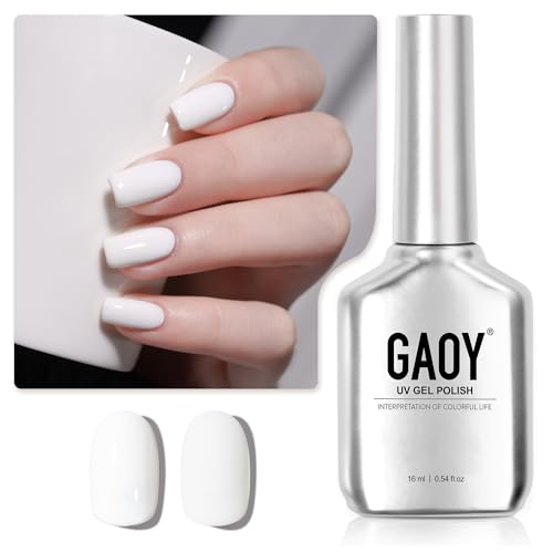 GAOY Jelly Nude Gel Nail Polish, 16ml Sheer Rose Pink Translucent Soak Off Gel Polish, UV Light Cure for Nail Art DIY, 1624 Ocean Song
