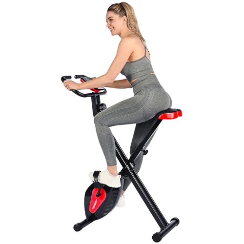Christopeit Sport Klappheimtrainer X-Bike, Ergometer, Fitnessbike indoor...